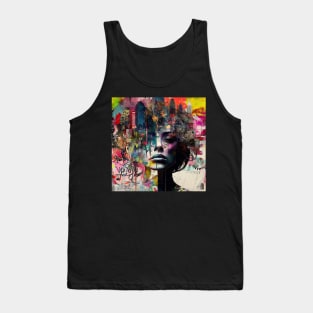 Urban Woman pop art Tank Top